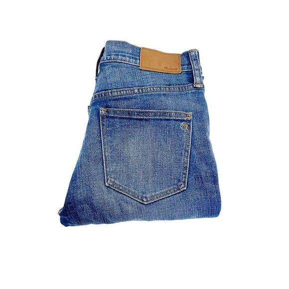 Madewell 9" High Riser Skinny Skinny Med-Dk Wash Denim Jeans SZ26 - Picture 1 of 8